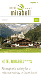 Mobile Screenshot of hotel-mirabell.com